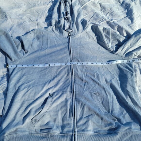 French Laundry XL zip up hoodie with butterfly - Picture 9 of 12